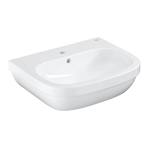 Grohe Euro Ceramic 550mm 1TH Wall Hung Basin - Image 2