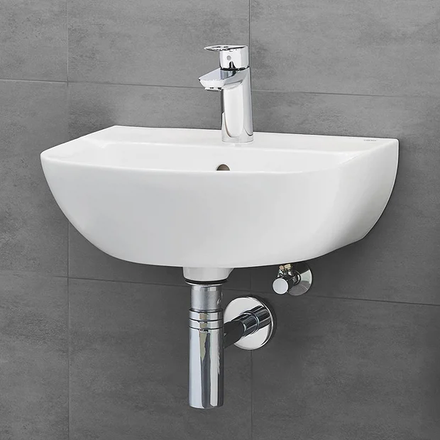 Grohe Bau Ceramic 450mm 1TH Wall Hung Basin - Image 4