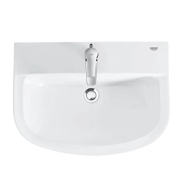 Grohe Bau Ceramic 550mm 1TH Wall Hung Basin - Image 4