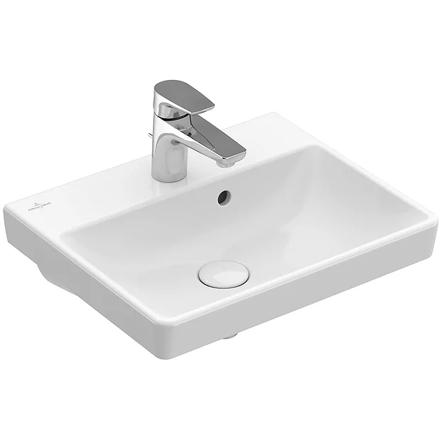 Villeroy & Boch Villeroy And Boch Avento 450 X 370mm 1TH Handwash Basin - Image 2
