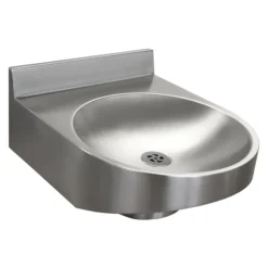 Franke ANMX020 Stainless Steel Round Disabled Washbasin With Upstand
