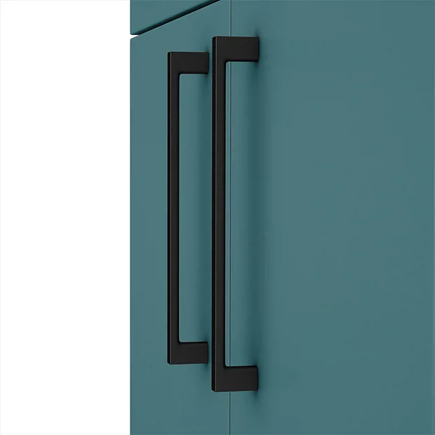 Arezzo 1000 Matt Green Combination Furniture Pack (Matt Black Flush & Handles) - Image 4