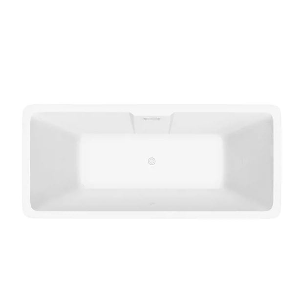 Arezzo 1700 X 750 Modern Square Roll Top Bath - Image 4