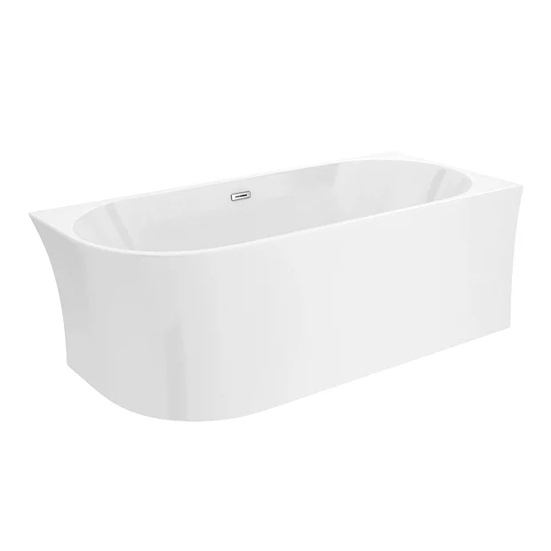 Arezzo 1700 X 750 Modern Curved Corner Bath - Image 3