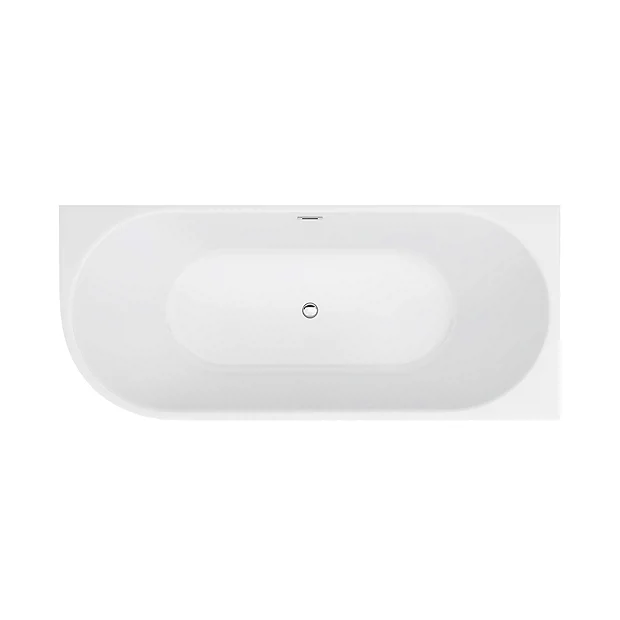 Arezzo 1700 X 750 Modern Curved Corner Bath - Image 6