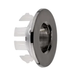 Arezzo Gunmetal Grey Basin Overflow Cover Insert Hole Trim