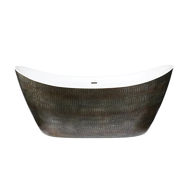 Heritage Alderley Croc Skin Effect Freestanding Acrylic Bath (1730 X 730mm)