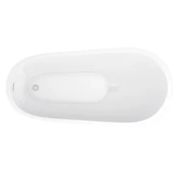 Toreno 1520 Small Modern Slipper Free Standing Bath