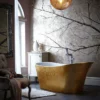 Heritage Holywell Freestanding Acrylic Bath (1710 X 745mm) - Gold Effect