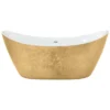 Heritage Hylton Freestanding Acrylic Bath (1730 X 730mm) - Gold Effect
