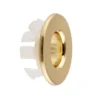 Arezzo Brushed Brass Basin Overflow Cover Insert Hole Trim