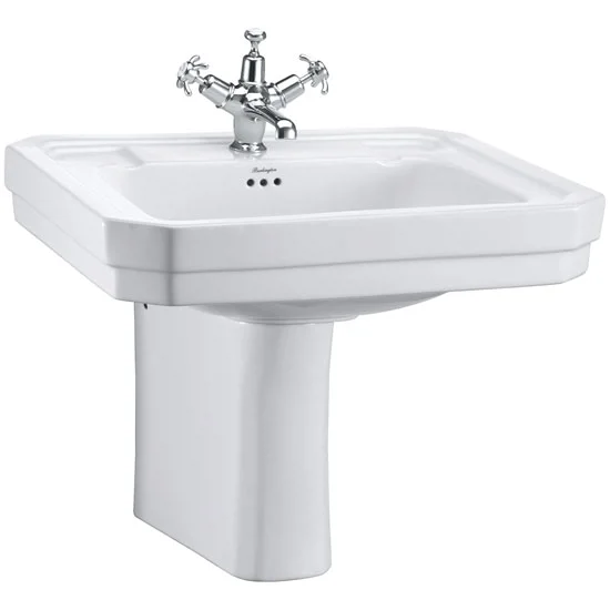 Burlington Victorian Large Basin And Semi Pedestal - Image 2