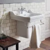 Burlington Edwardian Large Basin And Semi Pedestal