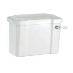 Burlington Close Coupled/Low Level Cistern 44cm + Ceramic Lever