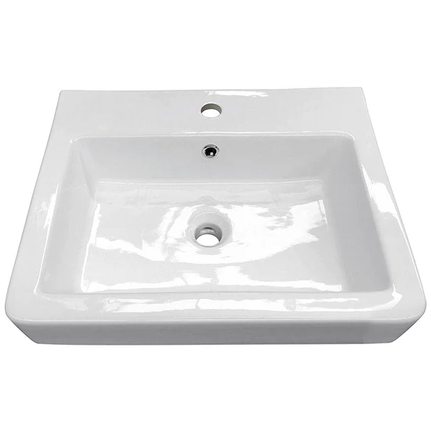 Chatsworth Traditional White 560mm Vanity Sink + 300mm Cupboard Unit - Image 6