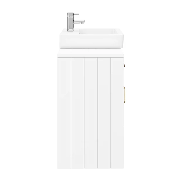 Chatsworth Traditional White 560mm Vanity Sink + 300mm Cupboard Unit