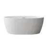 Catania 1500 X 720 Double Ended Bath With Chrome Waste