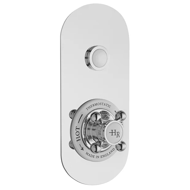 Hudson Reed Topaz Traditional One Outlet Push-Button Shower Valve