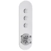 Hudson Reed Topaz Traditional Three Outlet Push-Button Shower Valve