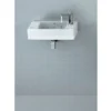 Britton Bathrooms - Narrow Cloakroom Washbasin - Left Or Right Handed Option