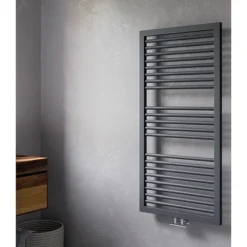 Cruze Designer Heated Towel Rail - Matt Black (1228 X 500mm)