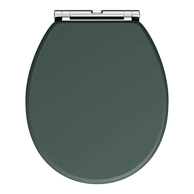 Chatsworth Traditional Green Semi-Recessed Vanity Unit + Toilet Package - Image 6