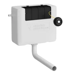 Chatsworth Traditional Grey Semi-Recessed Vanity Unit W. Matt Black Handles + Toilet Package