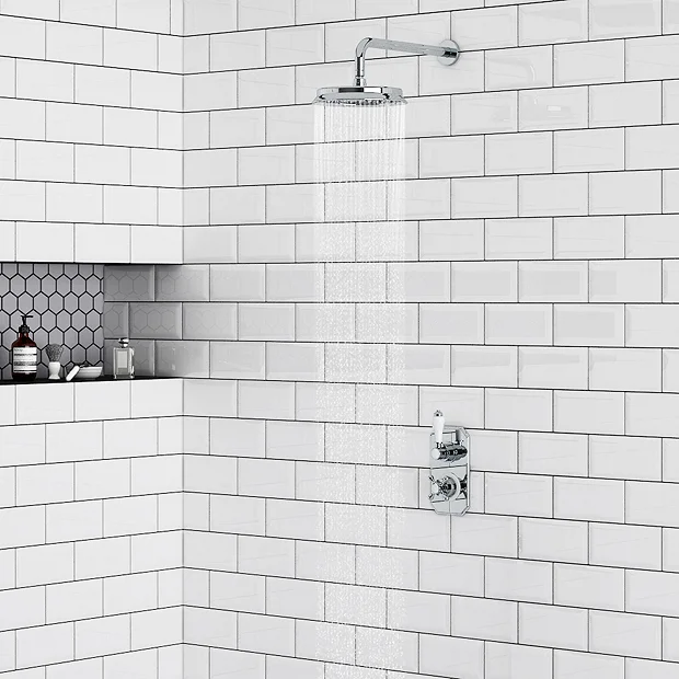 Chatsworth 1928 Traditional Twin Concealed Shower Valve