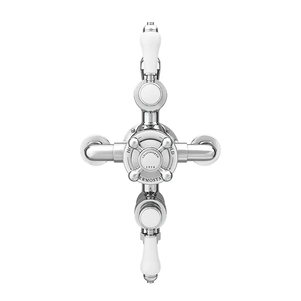 Chatsworth 1928 Traditional Triple Exposed Thermostatic Shower Valve