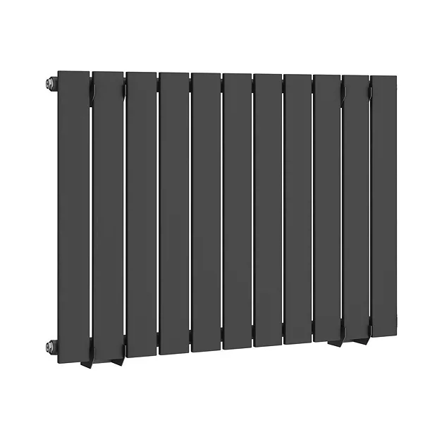 Urban H600 X W836mm Matt Black Electric Only Radiator - Single Panel - Image 2