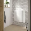 Hudson Reed Revive 600 X 586mm Horizontal Double Panel Radiator - Gloss White