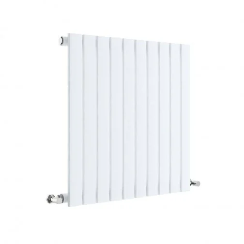 Hudson Reed Sloane 600 X 586mm Horizontal Single Panel Radiator - Satin White - Image 2