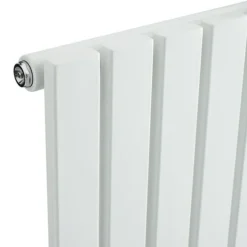 Hudson Reed Sloane 600 X 412mm Horizontal Single Panel Radiator - Satin White