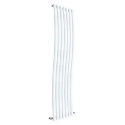 Hudson Reed Revive Wave 1785 X 413mm Designer Radiator - Gloss White