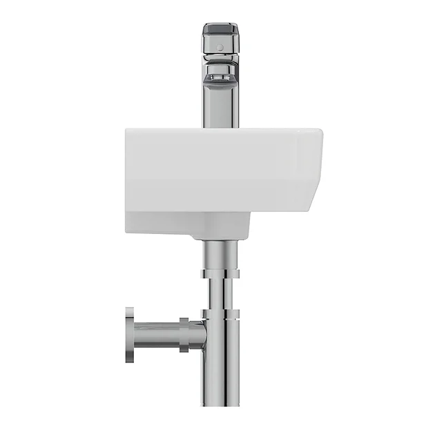 Ideal Standard I.Life S 450mm Wall Hung Right Hand 1TH Washbasin + Chrome Bottle Trap - Image 4