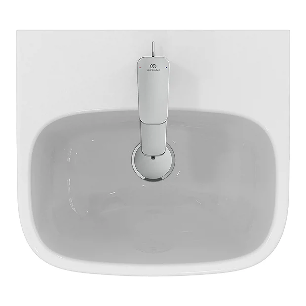Ideal Standard I.Life A 400mm 1TH Handrinse Basin + Semi Pedestal - Image 3