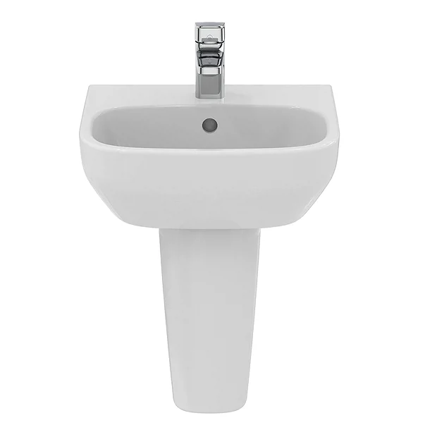 Ideal Standard I.Life A 400mm 1TH Handrinse Basin + Semi Pedestal - Image 5