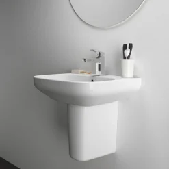 Ideal Standard I.Life A 1TH Washbasin + Semi Pedestal