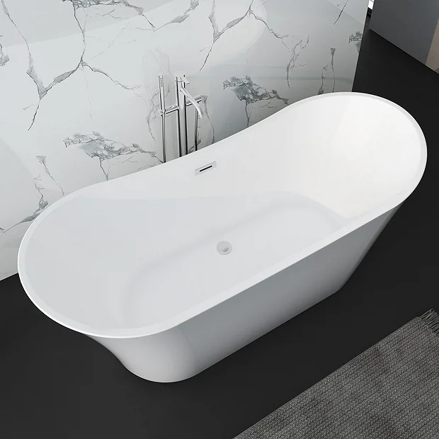 Jardine 1700 X 780 Modern Double Ended Slipper Bath - Image 3