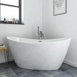 Sofia 1700 X 800mm Modern Double Ended Freestanding Bath