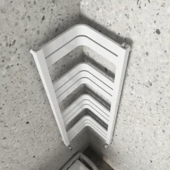 Milan Corner White 1200 X 300 X 300 Heated Towel Rail