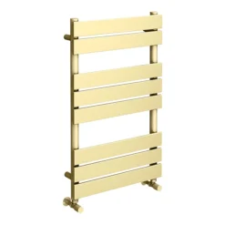 Arezzo Brushed Brass 800 X 500 Heated Towel Rail
