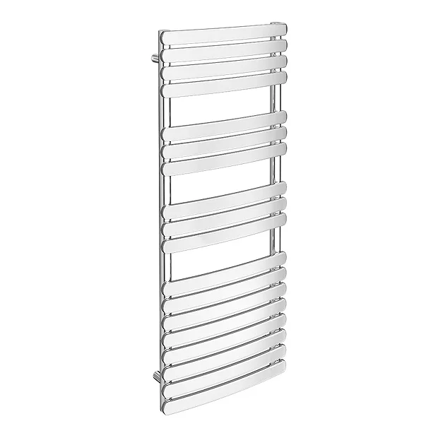 Murano Curved Heated Towel Rail H1200mm X W490mm Chrome - Image 2