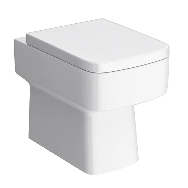 Monza Gloss White Floor Standing Sink Vanity Unit + Square Toilet Package - Image 5