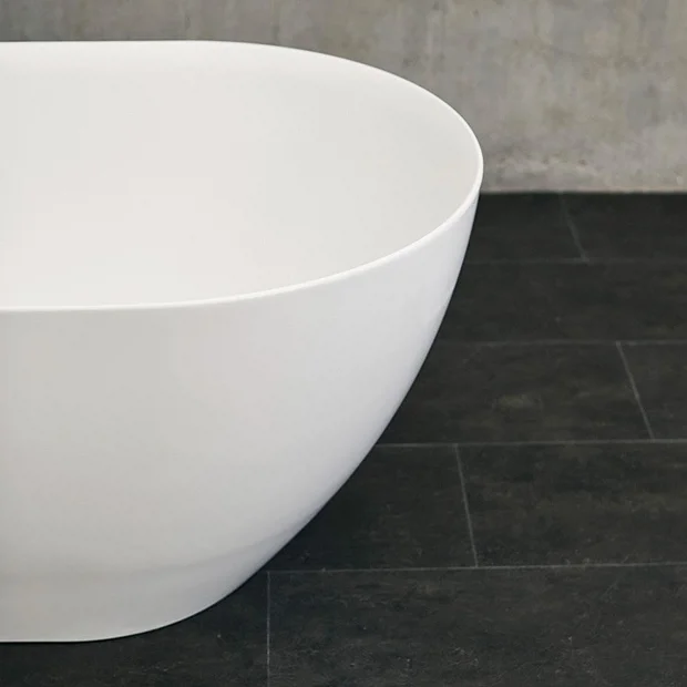 Crosswater MPRO Petite Stone Gloss Freestanding Bath (1500 X 800mm) - Image 3