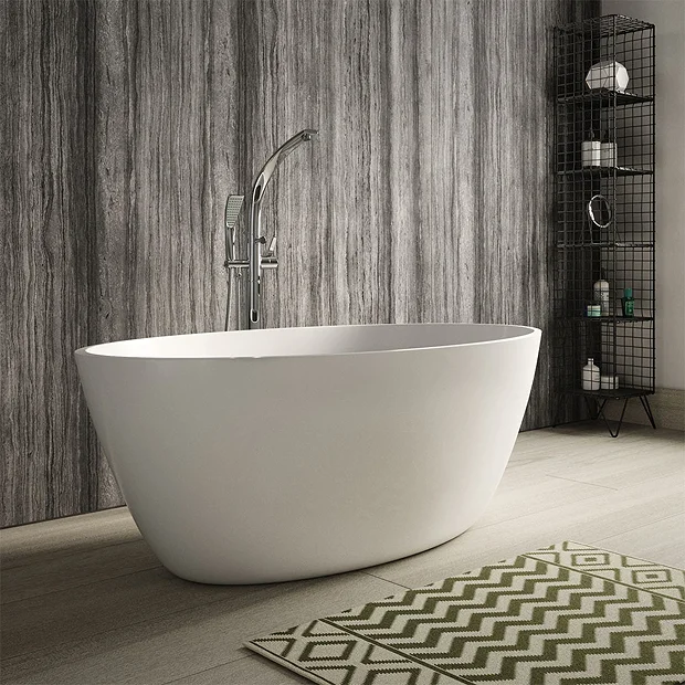 Hudson Reed Grace L1500 X W760mm Round Freestanding Bath - Image 2