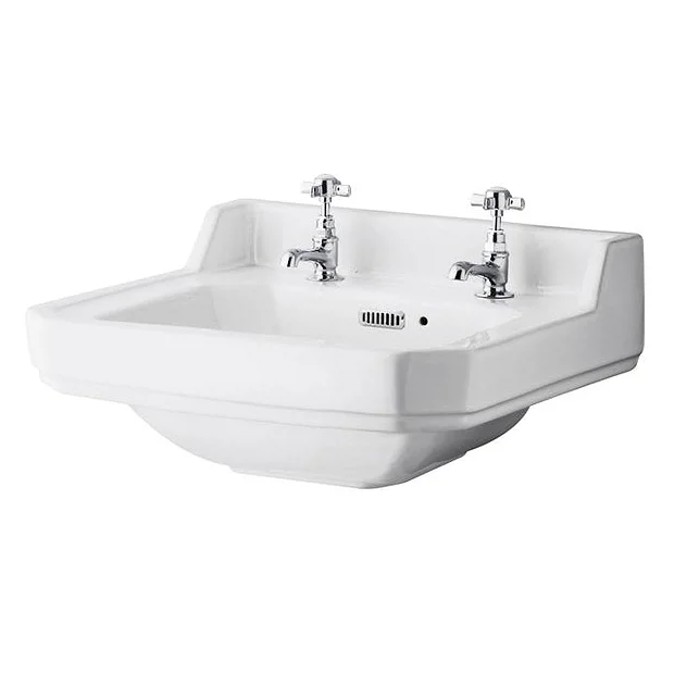 Carlton/Richmond 560mm Medium 2 Tap Hole Basin