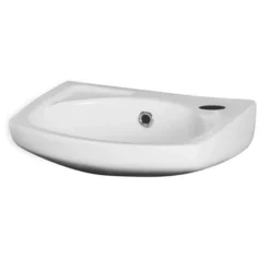 Wave Modern Cloakroom Basin (1TH - 350mm)