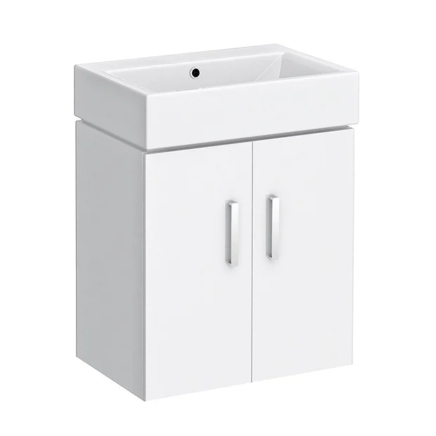 Nova Small Wall Hung 0TH Vanity + Square Toilet - Image 3