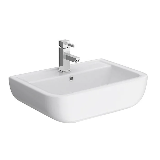 Pro 600 550mm 1TH Ceramic Basin